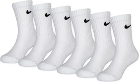 Nike Everyday Cushioned Crew Socken weiß/schwarz, 3 Paare (Junior)