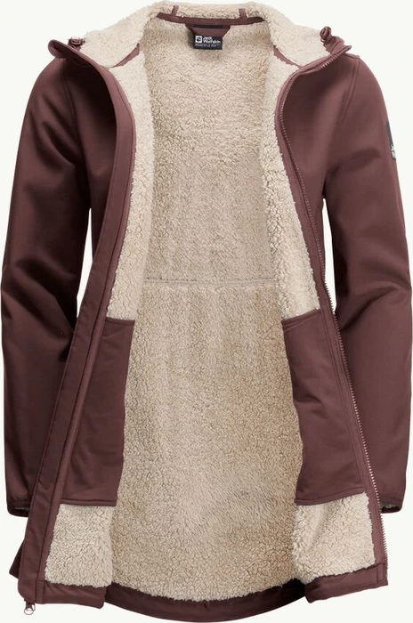 Jack Wolfskin Windland Funktionsmantel boysenberry (Damen)