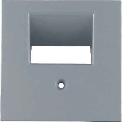 uniTEC MELBOURNE Serie 703 Abdeckung für UAE-Anschlussdose, silber