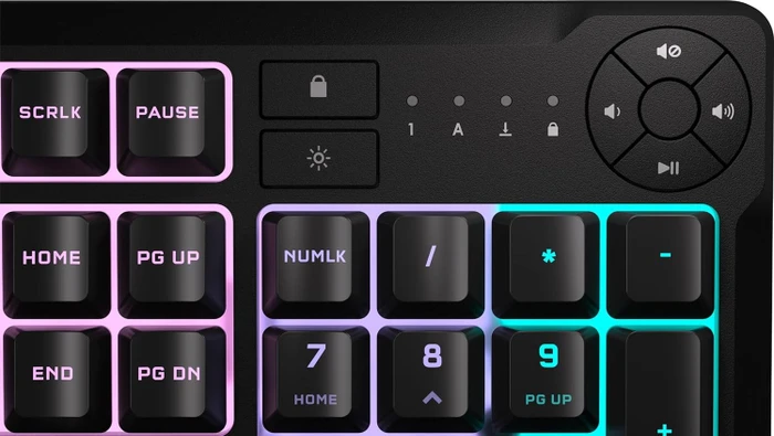 Corsair Gaming K55 CORE RGB, schwarz, USB, US