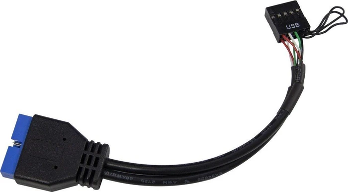 Inter-Tech X-908 Infini2, schwarz, Glasfenster