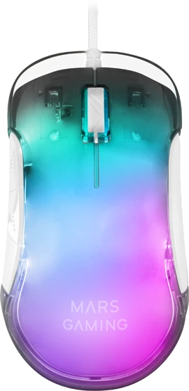Mars Gaming MMGLOW weiß, USB