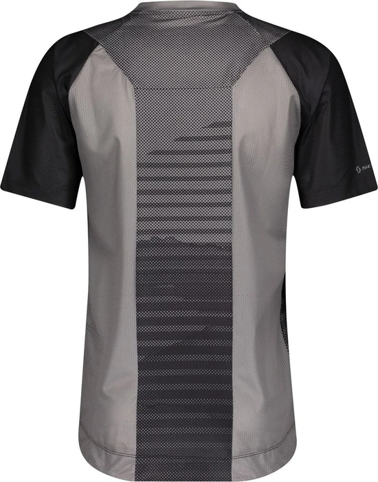 Scott Trail Vertic Zip Trikot kurzarm black/slate grey (Herren)