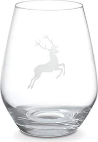 Gmundner Keramik Spiegelau Hirsch Trinkglas 420ml
