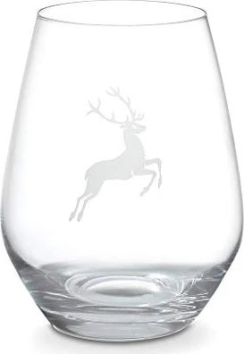 Gmundner Keramik Spiegelau Hirsch Trinkglas 420ml