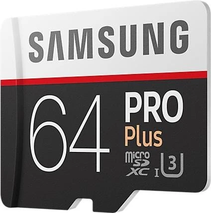 Samsung PRO Plus R100/W90 64GB Kit, UHS-I U3, Class 10