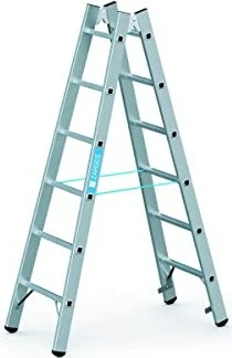 Zarges Coni B Alu 2-tlg. Stehleiter, 2x 6 Stufen