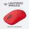Logitech G Pro X Superlight Wireless, rot, USB Vorschaubild