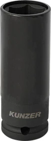 Kunzer 7RKSL03 Impact Außensechskant Steckschlüssel 1/2" zöllig, 7/8"x85mm