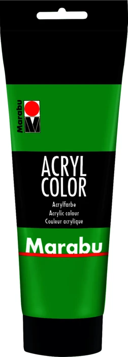 Marabu Acryl Color Acrylfarbe, saftgrün, 225ml