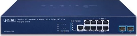 Planet MGS-6320 Rackmount 2.5G Managed Switch, 8x RJ-45, 2x SFP+