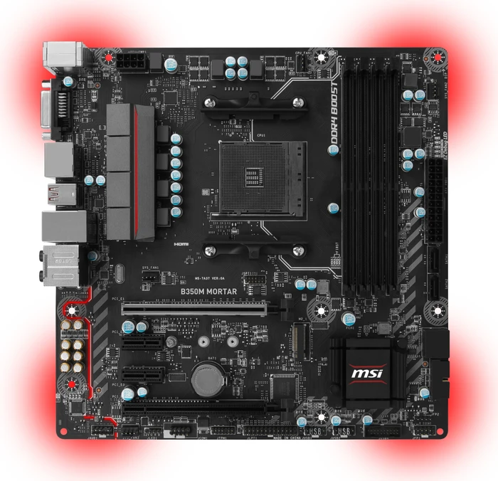 MSI B350M Mortar (AMD AM4)