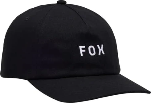 Fox Racing Wordmark Kappe schwarz/weiß (Herren)