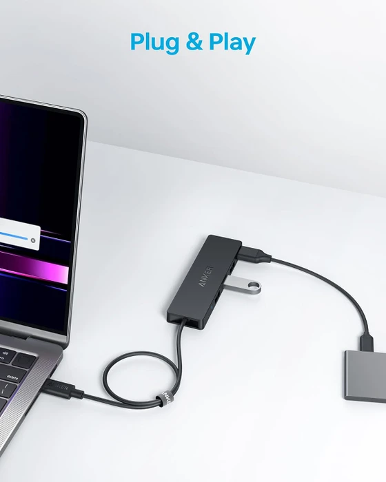 Anker 4-in-1 USB-C Hub, USB-C 3.0 [Stecker]
