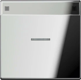 Jung Serie LS Wippe mit Lichtleiter und Schriftfeld 1fach, glanzchrom