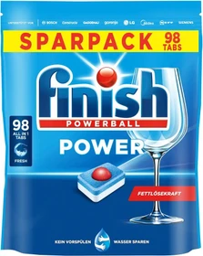 Finish Powerball All in 1 Geschirrspültabs, 98 Stück