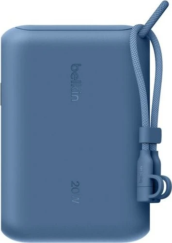 Belkin BoostCharge Powerbank 10K mit Display blau