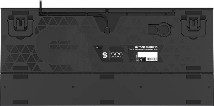 Endorfy SilentiumPC SPC Gear GK650K Omnis Pudding Edition, LEDs RGB, Kailh BLUE, USB, DE