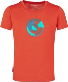 Trollkids Sognefjord XT Funktionsshirt kurzarm red clay/mystic blue (Junior)