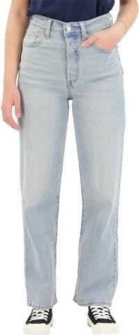 Levi's Ribcage Straight Performance Cool Ankle Jeans cool blue popsicle (Damen)