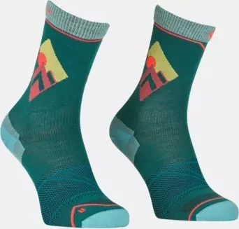 Ortovox Alpine Light Comp Mid Socken pacific green (Damen)