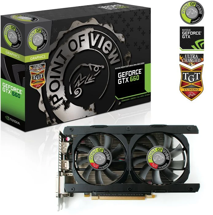 Point of View GeForce GTX 660 TGT Ultra Charged LLS, 2GB GDDR5, 2x DVI, HDMI, DP
