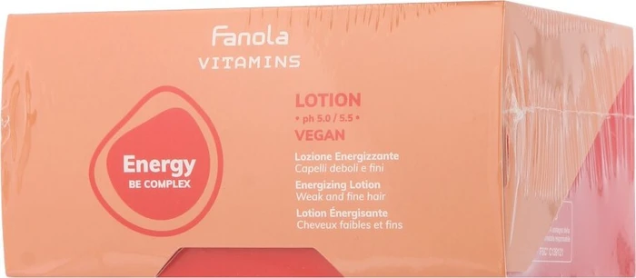 Fanola Vitamins Energy Energizing Lotion, 120ml (12x 10ml)