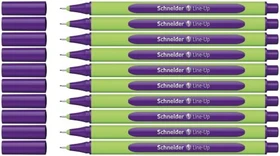Schneider Line-Up Tintenroller (Mine) daytona violet/grün, 10er-Pack