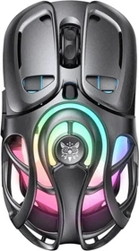 Onikuma DM02 Tri-Mode Wireless Gaming Mouse grau, USB/Bluetooth