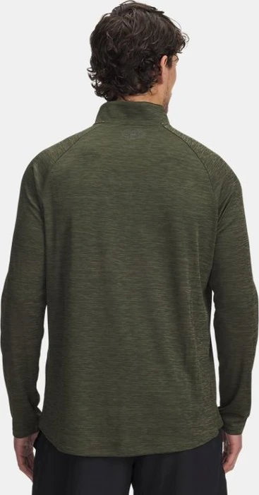 Under Armour Tech Textured Funktionsshirt langarm marine od green/black (Herren)