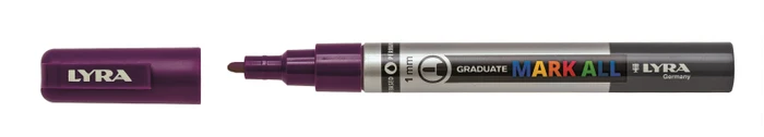 Lyra Graduate Mark All Permanentmarker 1mm violett