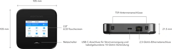Netgear Nighthawk M7 Pro, 5G, BE6500
