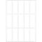 Herma Vielzwecketiketten, 20x50mm, weiß, 32 Blatt (480 Etiketten) Vorschaubild