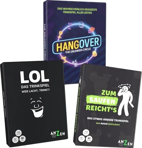 Anzen LOL Das Trinkspiel - Wer lacht trinkt!