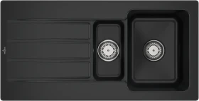 Villeroy & Boch Architectura 60 XR Einbau Becken reversibel pure black