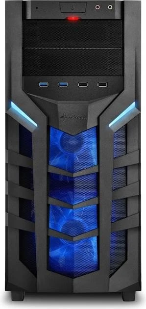 Sharkoon DG7000 blau, Acrylfenster