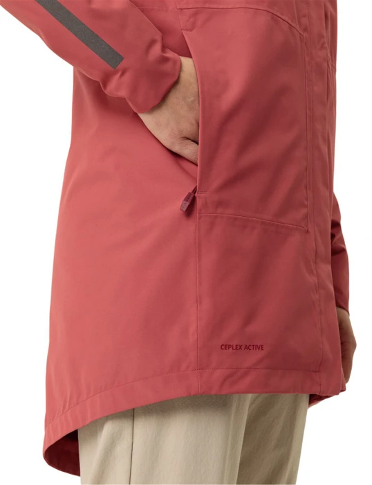 Vaude Cyclist Padded II Funktionsmantel brick (Damen)