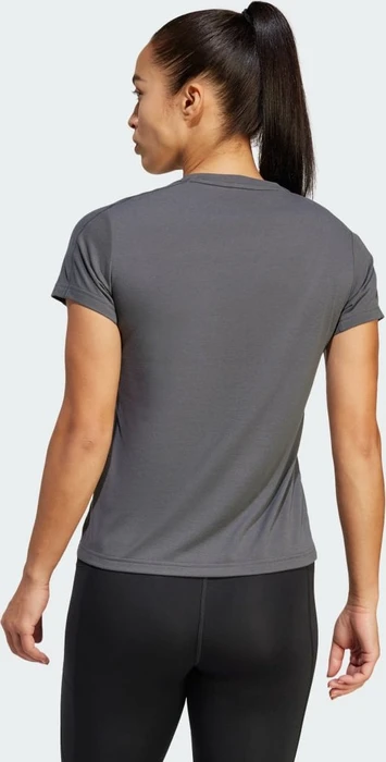 adidas Aeroready Train Essentials Minimal Branding Funktionsshirt kurzarm grey six (Damen)