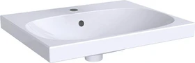 Geberit Acanto Waschtisch 60x48cm, Hahnloch mittig, mit Überlauf, weiß