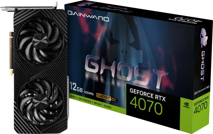Gainward GeForce RTX 4070 Ghost OC, 12GB GDDR6, HDMI, 3x DP