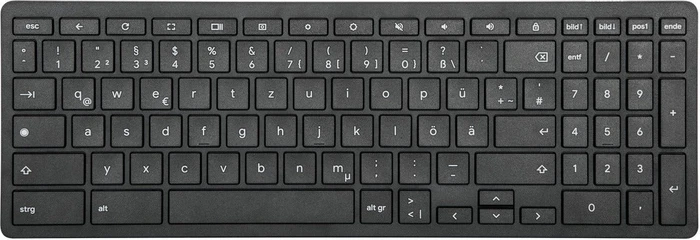 Targus KB872 Works With Chromebook Midsize Antimicrobial Keyboard, Bluetooth, DE