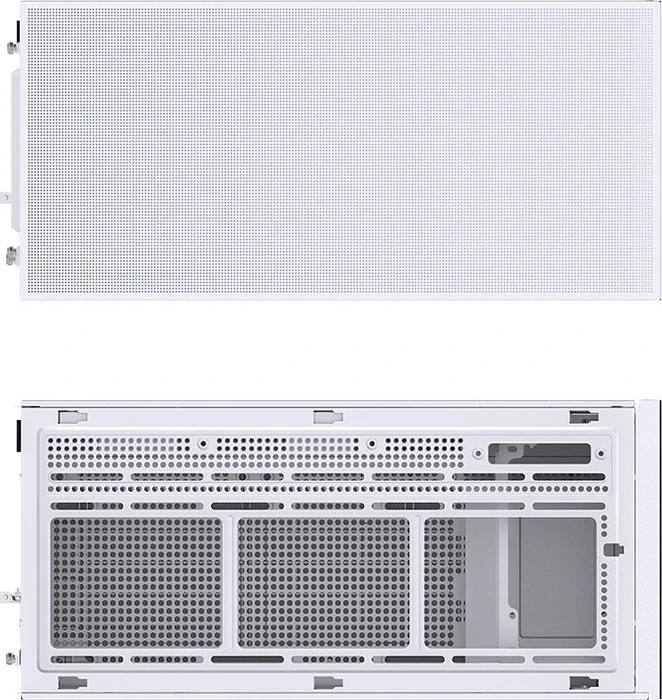 Jonsbo D41 Screen White, weiß, Glasfenster