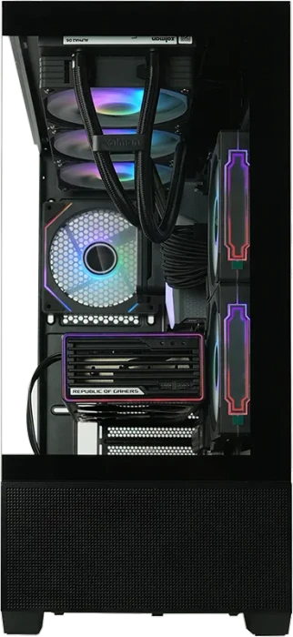 Zalman Chronix V2 Black, schwarz, inkl. 3x Lüfter, Glasfenster