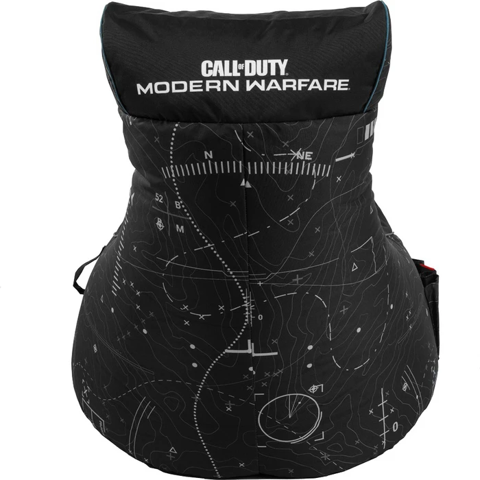 Gamewarez Gaming Sitzsack Classic Call of Duty Modern Warfare Vizor, schwarz