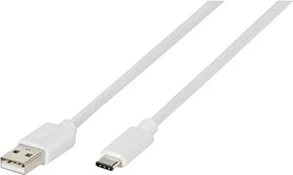 Vivanco USB Type-C/USB-A Daten- und Ladekabel 0.5m weiß