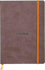 Rhodia Rhodiarama Notizbuch, A5, liniert, Softcover, chocolate, 80 Blatt