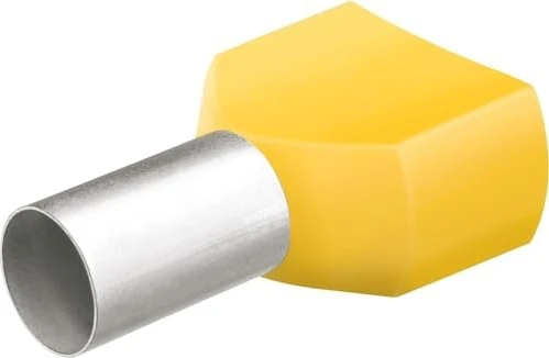 Knipex Twin-Aderendhülsen 2x 6mm² gelb 50 Stück
