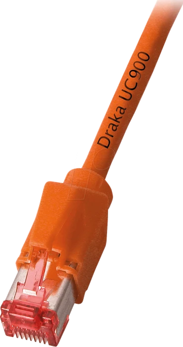EFB Elektronik TM21 UC900 Patchkabel, Cat7/Cat6a, S/FTP, RJ-45/RJ-45, 10m, orange