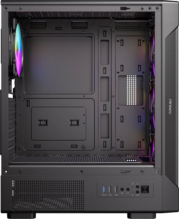 Antec VX320 ARGB, schwarz, Glasfenster
