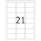 Herma Etiketten Special, 63.5x38.1mm, silber, glänzend, 25 Blatt (525 Etiketten) Vorschaubild